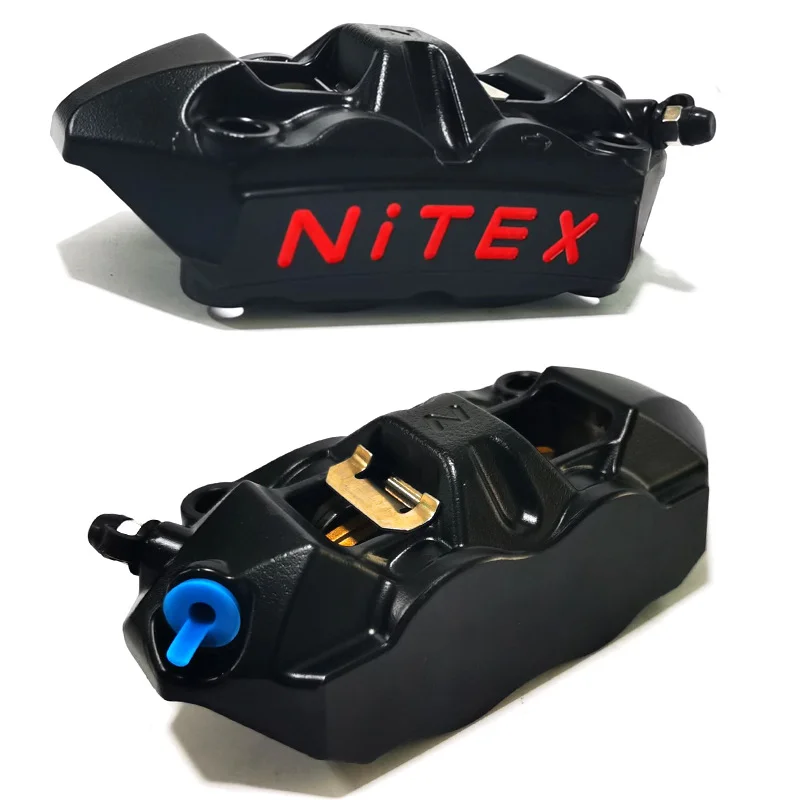 M40 motorcycle CNC modified pump forging 100MM high radiation four piston integrated caliper - Image 3