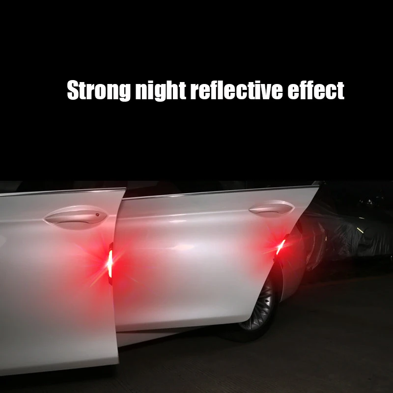 For Honda CR-V  Decorate the car door anti-collision strip with luminous warning stickers on the wheel eyebrows