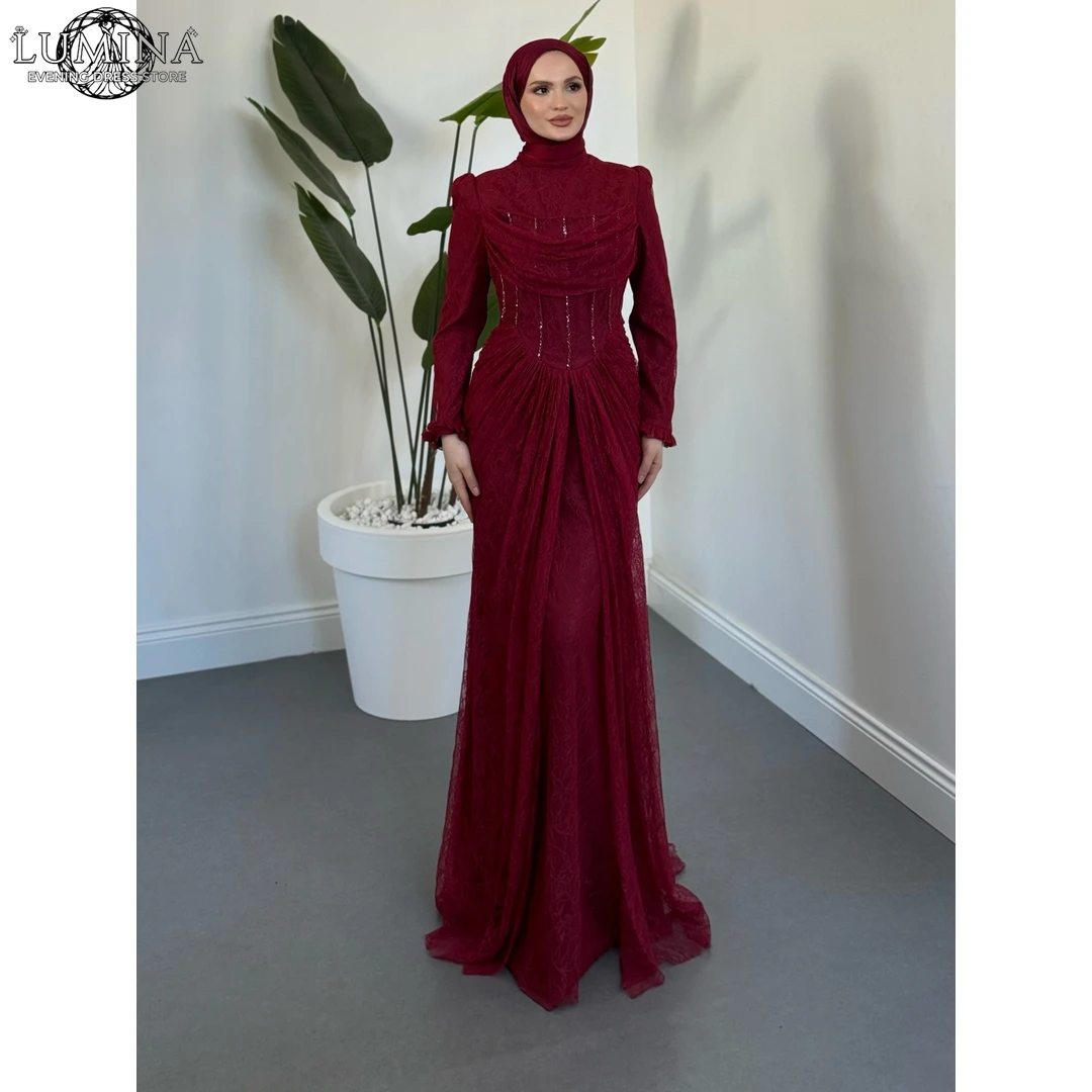 

Lumina Custom Made Women's Wedding Party Attire Fishtail Skirt Evening Dresses Wedding Guest Dress Woman Dresses Elegant Slit