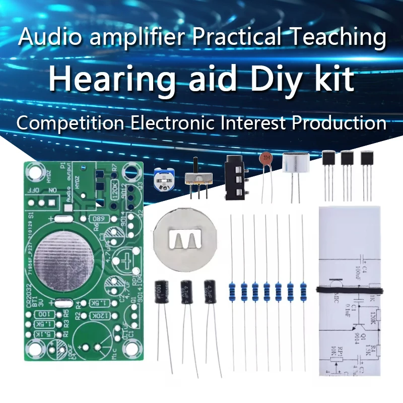 Hearing aid Diy kit Audio amplifier Practical teaching competition Electronic DIY Interest Production Parts