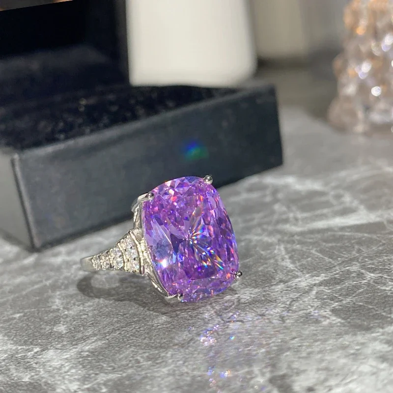 

MDLFES Moissan Diamond Style High Carbon Diamond Burst Flash Crushed Ice Cut Gold Plated Wedding Fashion