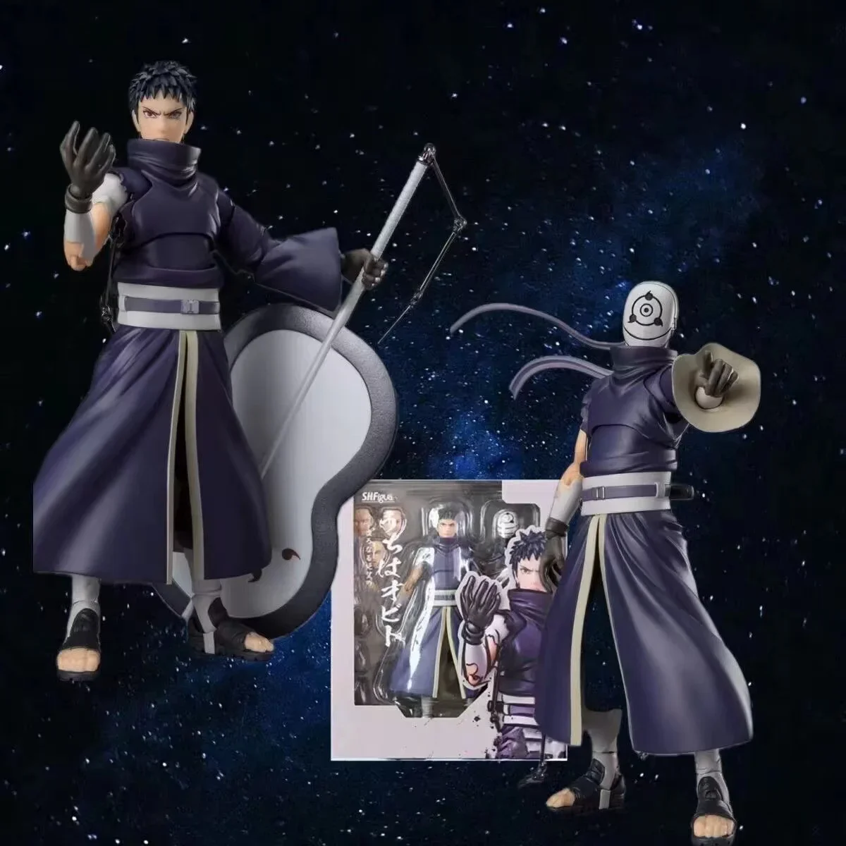 New Naruto Figure S.H.Figuarts Shf Shippuden Uchiha Obito Action Figure Ko Model Toy Collection Gift In stock