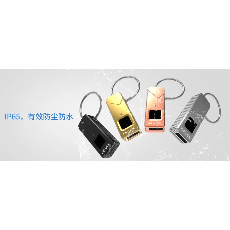 Anti-theft Drawer Lock Cabinet Lock Fingerprint Case Padlock Keyless Password-free Fingerprint Padlock Smart safe