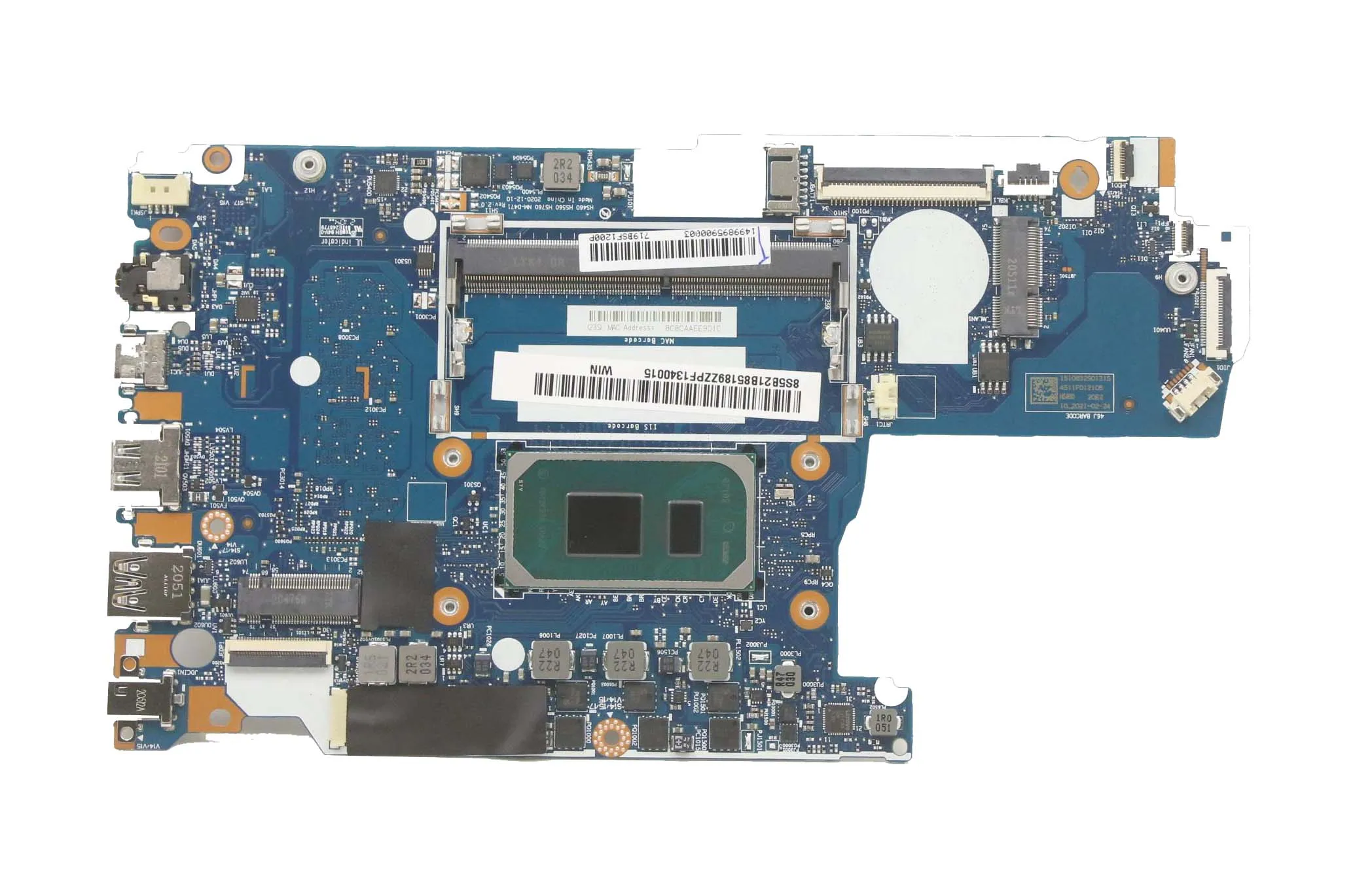 

5B21B85189 For ideapad 3-14ITL6 Motherboard I7-1165G7 UMA 4G