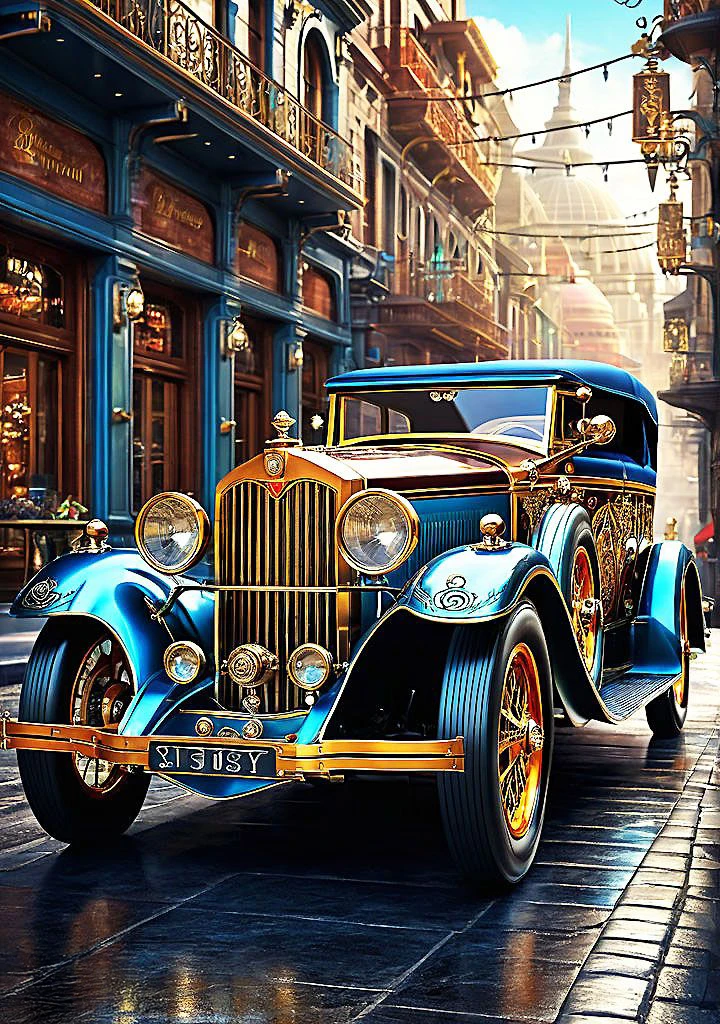 JMINE Div 5D coches viejos ciudad casa de la calle pintura completa de diamantes kits de punto de cruz arte famoso pintura 3D por diamantes