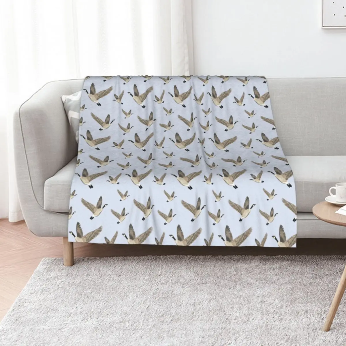 

Flying Canada Geese Throw Blanket Sofa Throw warm for winter Thermals For Travel Luxury Brand Blankets