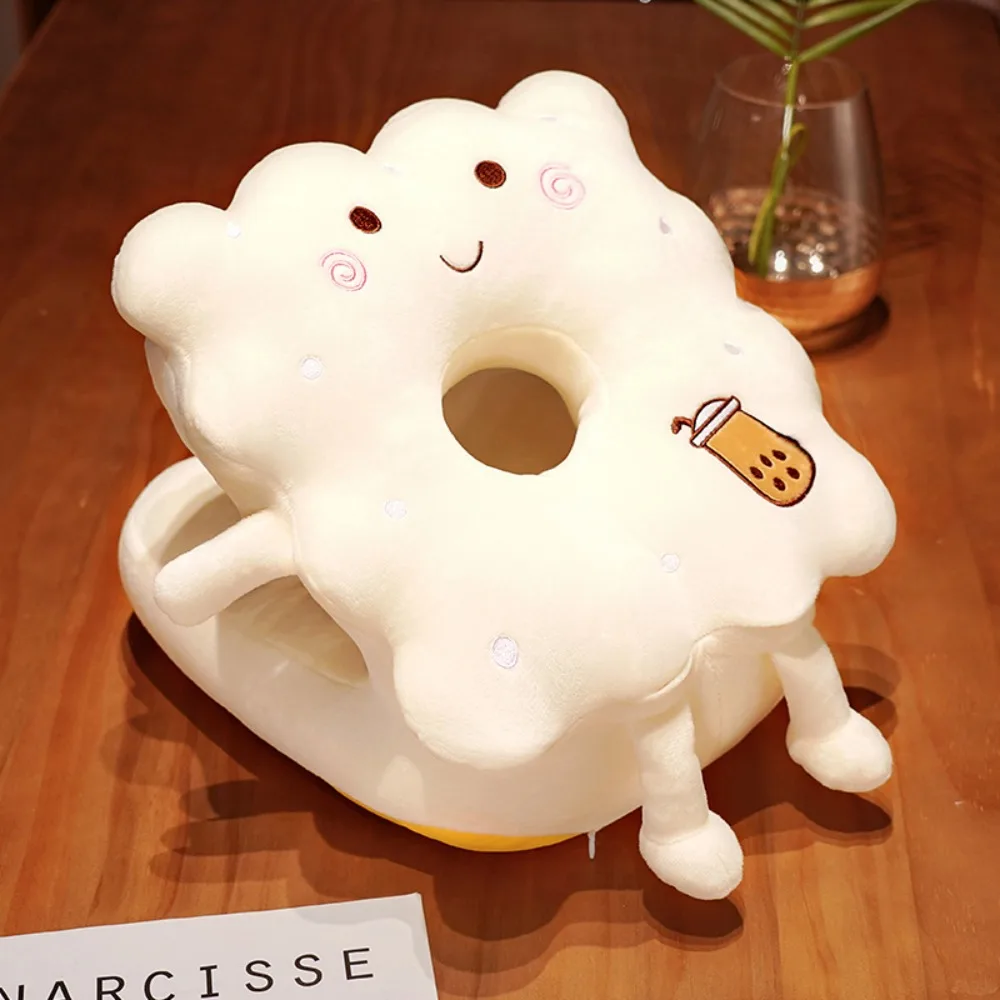 

Двусторонняя грелка для рук, плюшевая и ледяная шелковая подушка, супермягкая подушка для офисного сна с печеньем, мягкая подушка для рук с подсолнечником