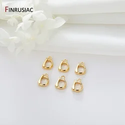 쥬얼리 제작 용품, 14K 금도금 펜던트 베일, 부드러운 커넥터 패스너, DIY 목걸이 제작 액세서리 파인딩