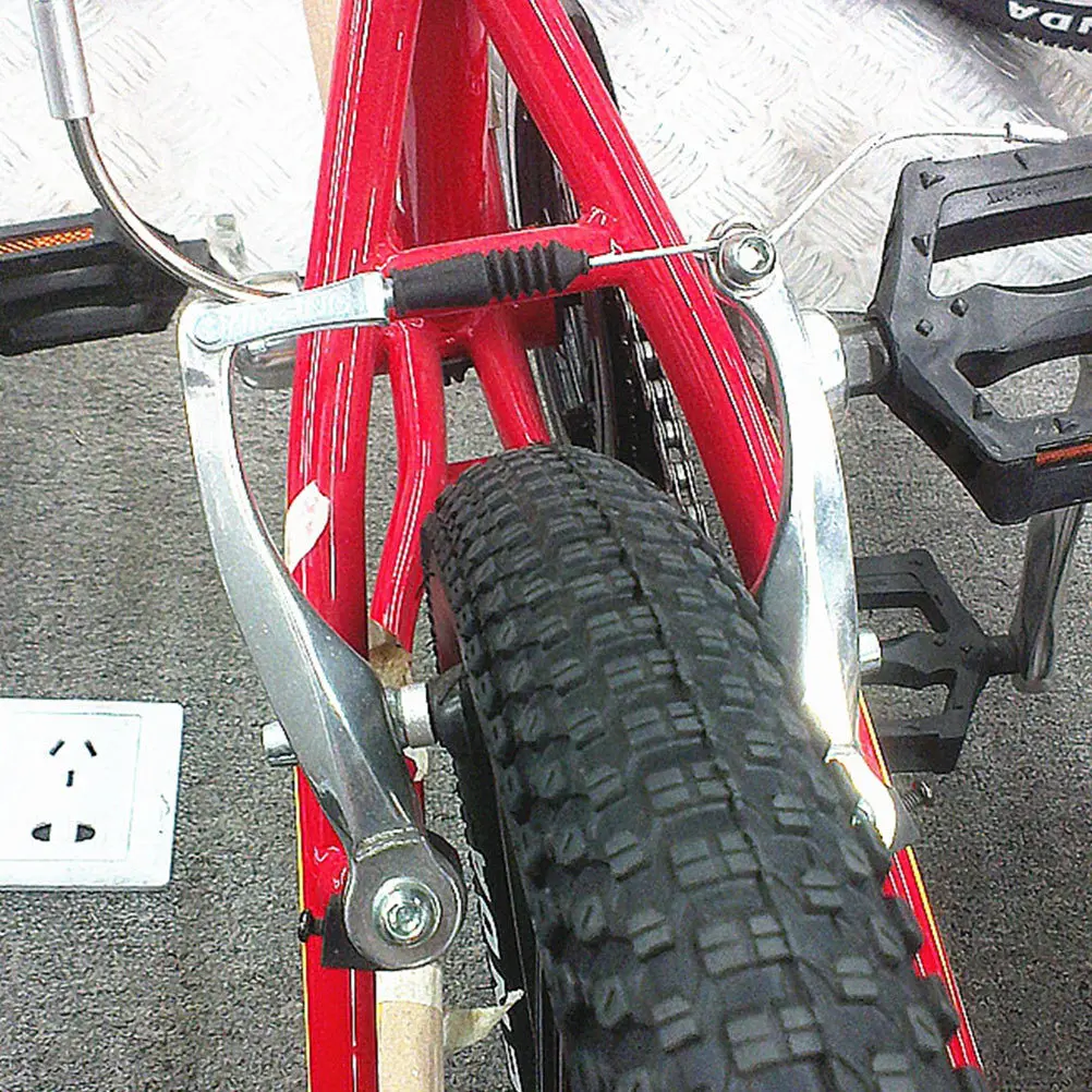 

1Pair Brake Pads for Road Mountain Bicycles Silent Wear-Resistant Blocks with Drainage Design Cycling Accessories