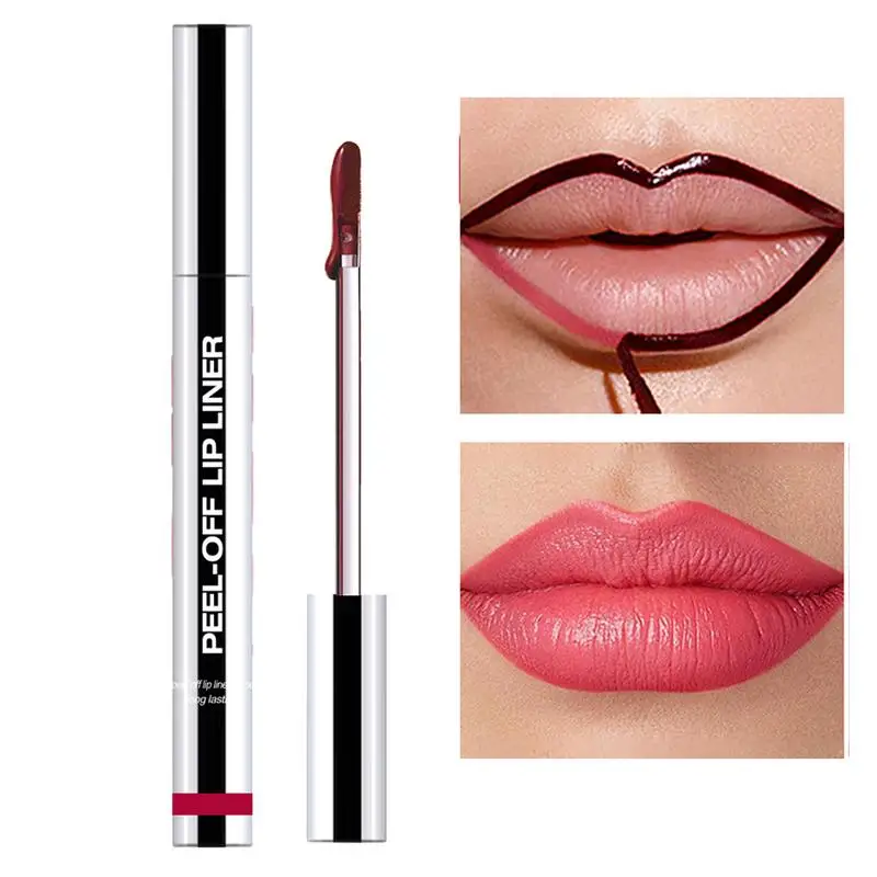 Lip Stain Peel Off Matita per labbra a lunga durata Impermeabile a lunga durata Colore altamente pigmentato Peel Off Lipgloss Macchia Rossetto Trucco