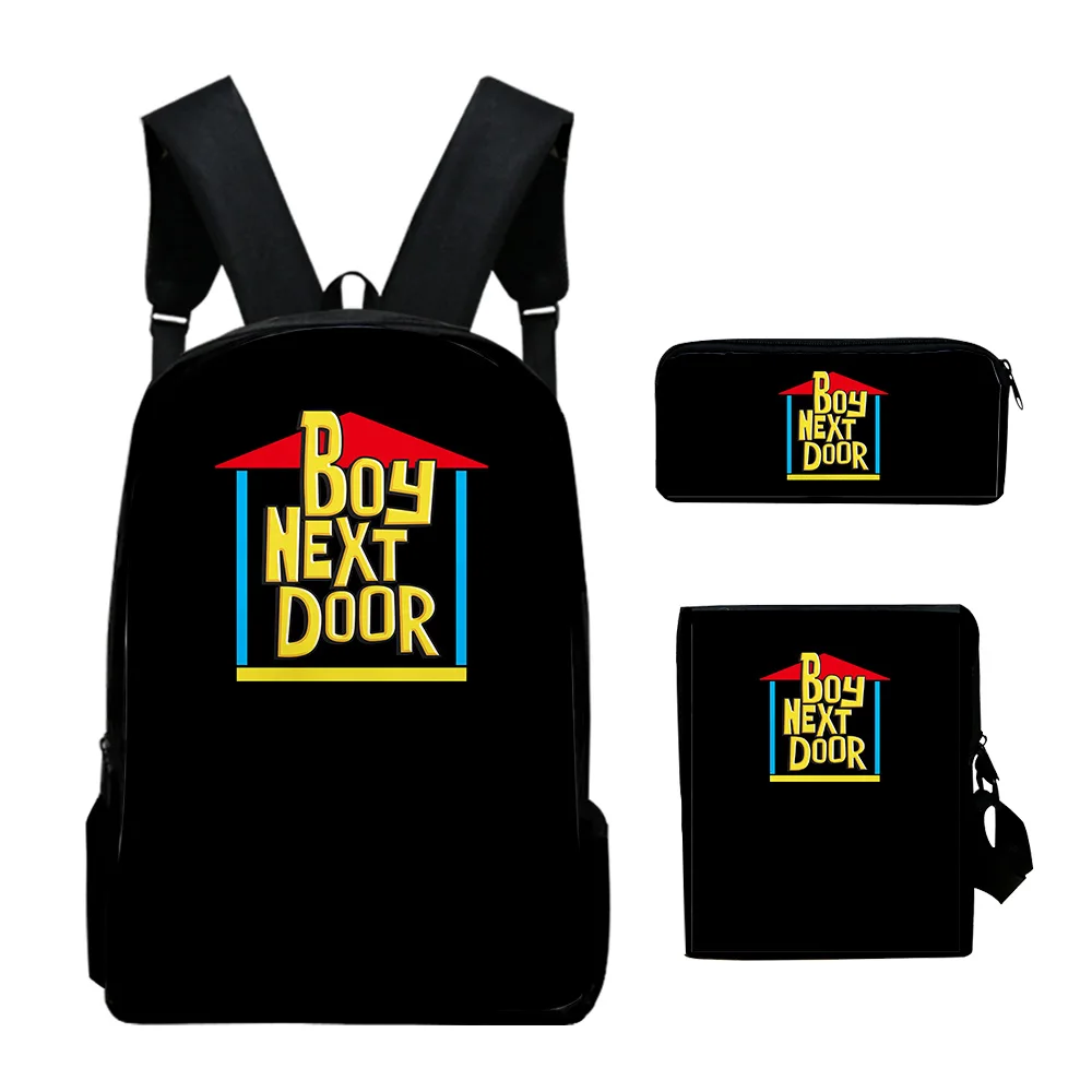 BOYNEXTDOOR-mochila escolar para fanáticos de la música, juego de estuche para lápices, mochila de viaje, mochila de gimnasio, Mochila deportiva,