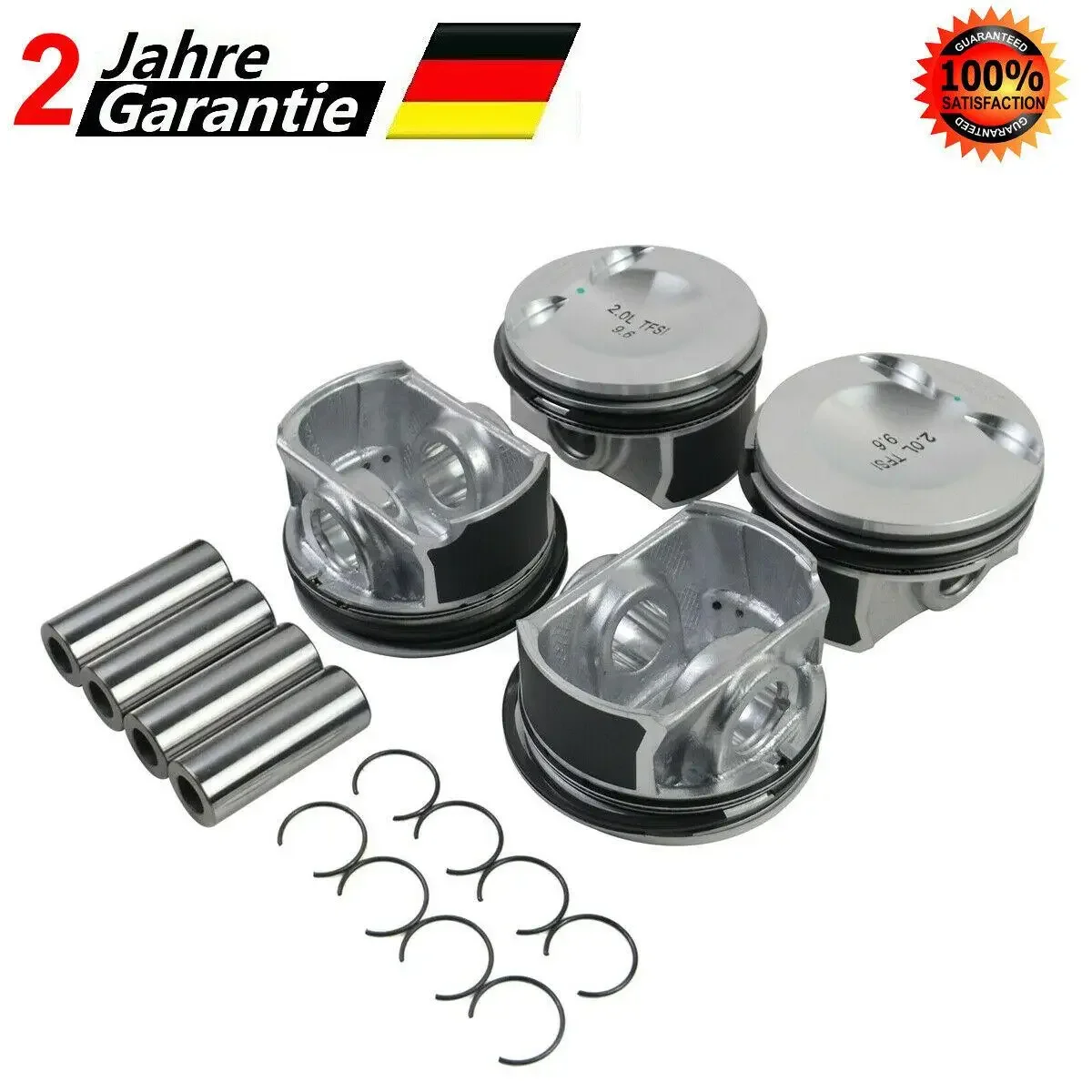 AP01 21mm Set of 4pcs Pistons For Audi VW Seat A3 Golf Passat 2.0 TFSI TSI CCZA CCZB 06H107065BE 06H107065AM