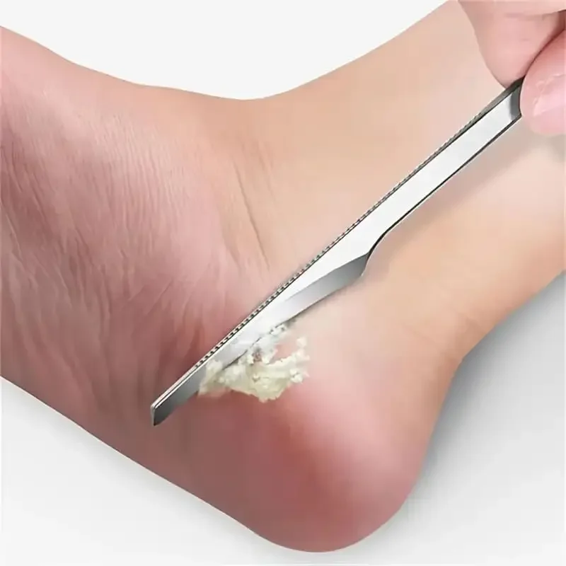 Stainless Steel Pedicure Scrapers Professional Foot Dead Skin Remover Easy to Use Pedicure Knife Foot Callus Scraping Tools