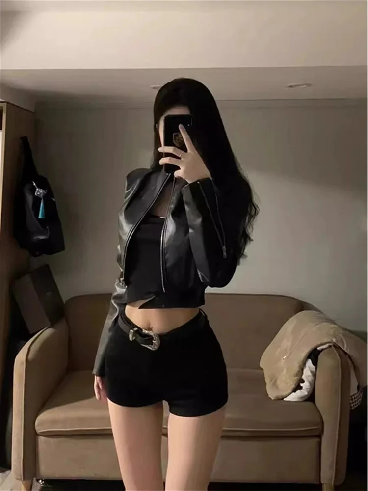 

American Y2K Spicy Girl Millennium Style A-Line Hot Pants Women's Retro Low Waist Slimming Tightening Butt Lifting Denim Supe...