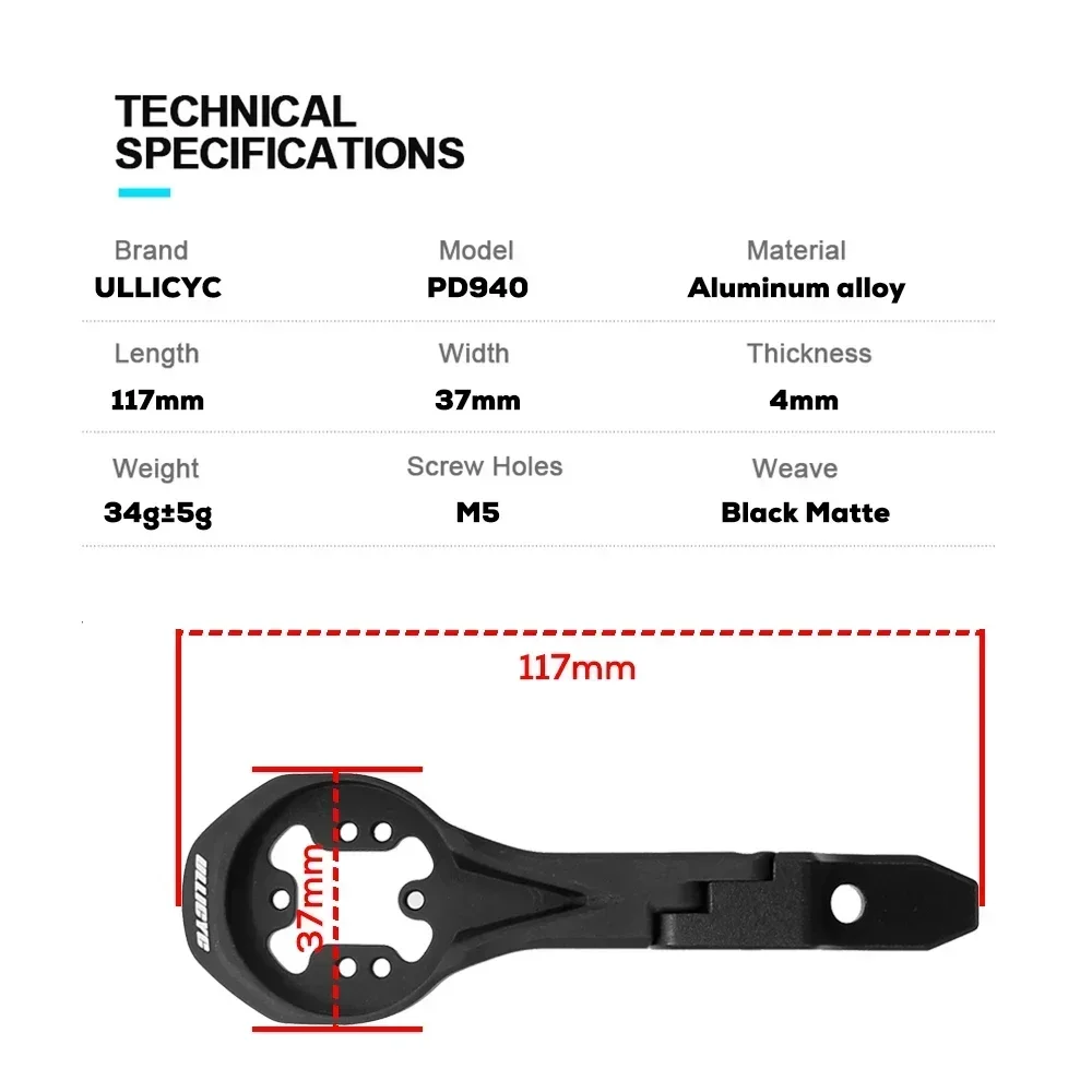 Für TREK Madone SLR GEN8 Integrierte Lenker-Computerhalterung, kompatibel mit Gopro/GPS/Garmin/Bryton/Wahoo Aluminiumlegierung – Detail 4