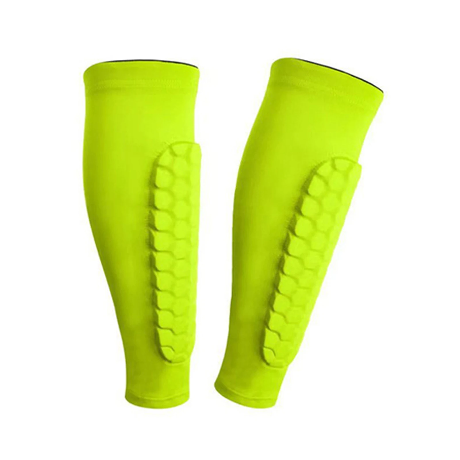 2 stuks scheenbeschermers voetbal basketbal met honingraatvulling ademend nylon anti-impact sport beenbeschermers voor kinderen volwassenen