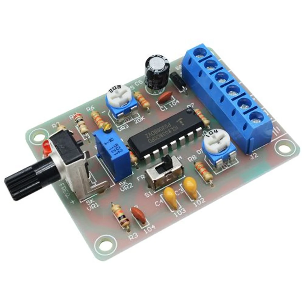 ICL8038 Monolithic Function Signal Generator Module Sine Square Triangle Welded DIY Kit Sine Square Triangle