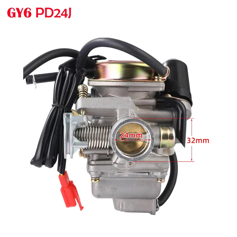 Carburador Universal para Yamaha GY6, 24mm, 4T, 110cc, 125cc, 150cc, Scooter, ciclomotor, PD24J, CVK, Carburador ATV, QUADS, GO-KART, BUGGY