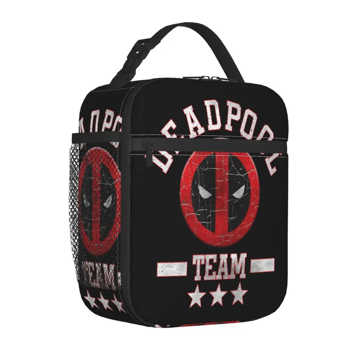 Deadpool Team Collegiate Stars Insulated Lunch Bags High Capacity Meal Container Cooler Bag Tote Lunch Beach Travel Men Women