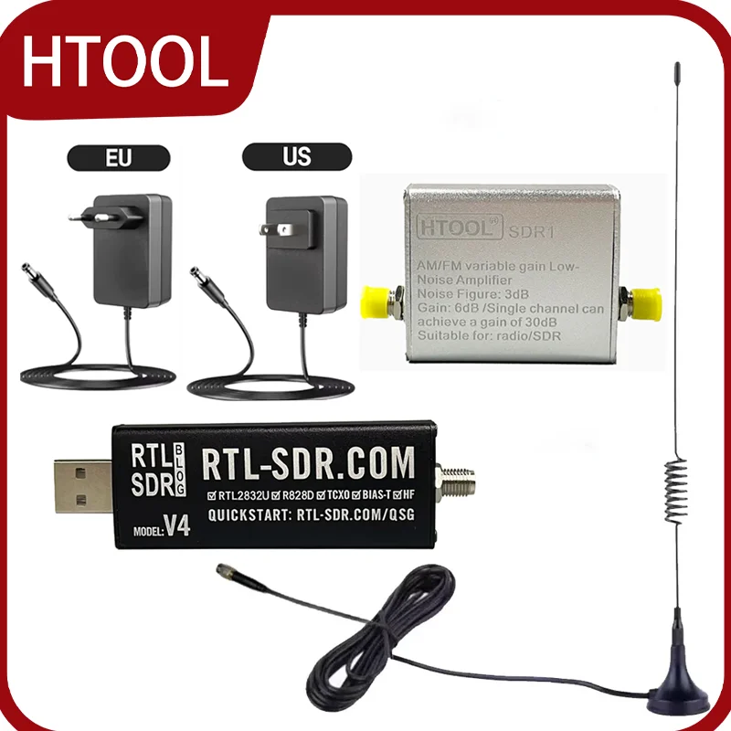 SDR-V4 Blog RTL SDR V4 R828D RTL2832U 1PPM TCXO SMA RTLSDR Software Radio SDR1 FM Signal Channel 65MHz-162.5MHz Frequency