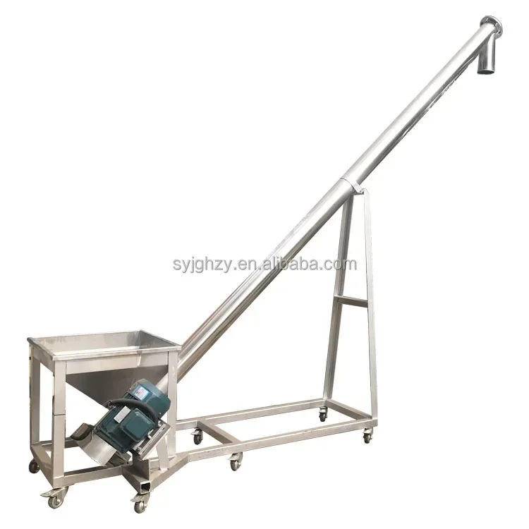 

Spiral conveyor automatic food screw feeding machine plastic screw conveyor