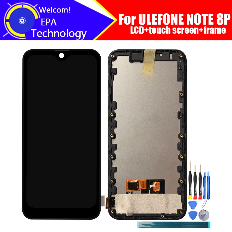 

ULEFONE NOTE 8P LCD Display+Touch Screen Digitizer+Frame Assembly 100% Original LCD+Touch Digitizer for ULEFONE NOTE 8P