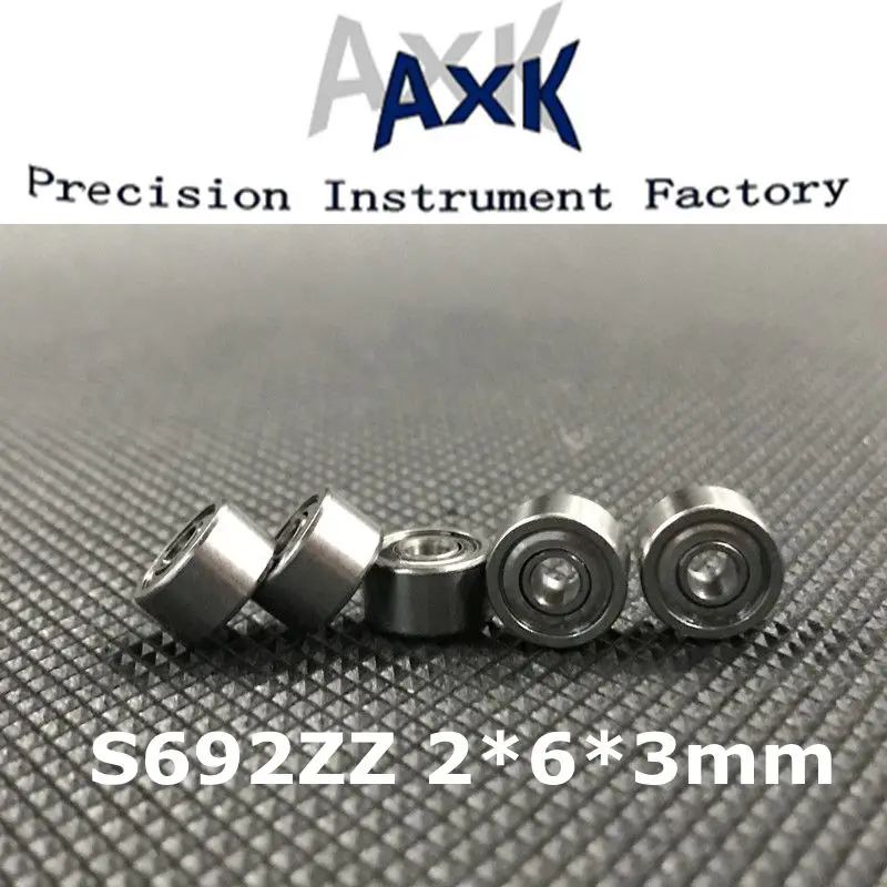 

Limited Hot Sale S692zz Abec-3 (10pcs) 2x6x3mm Stainless Steel Ball Bearings S692z S619/2 Z
