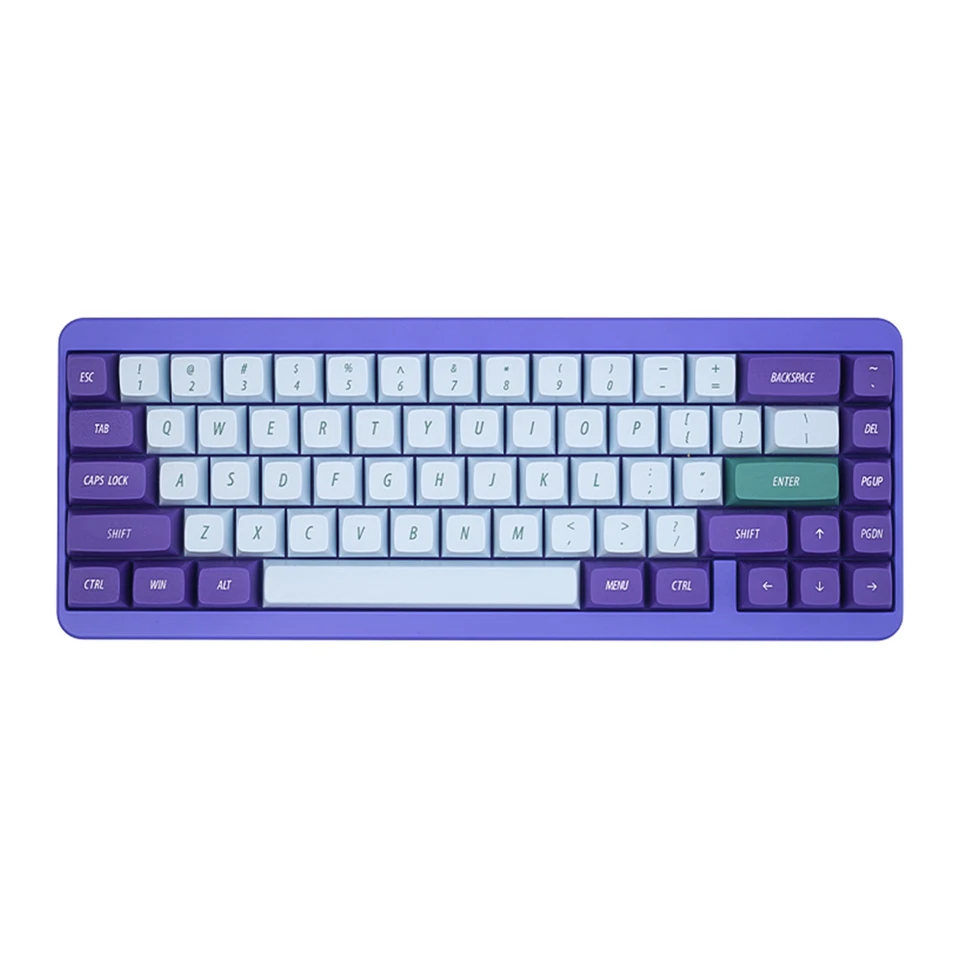 idobao ID67 Purple Mechanical Keyboard with Hot Swap Switches