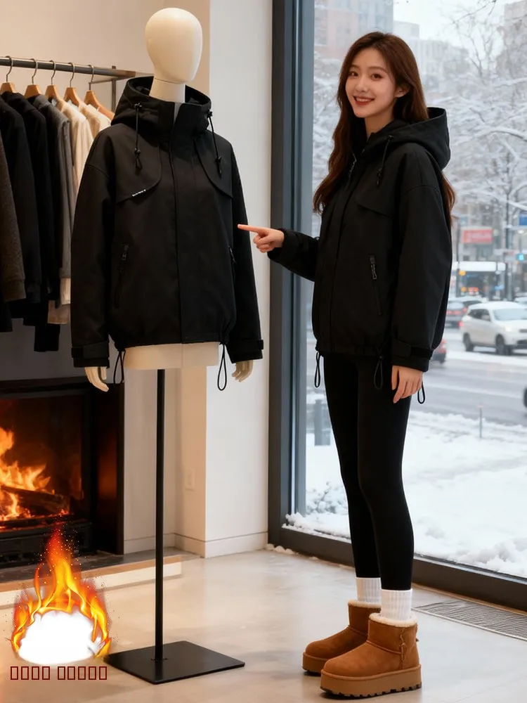 

Thiened down Cotton Jaet Women's Faionable Quilted ort Coat Warm Cozy Winter Outerwear Ele Sle