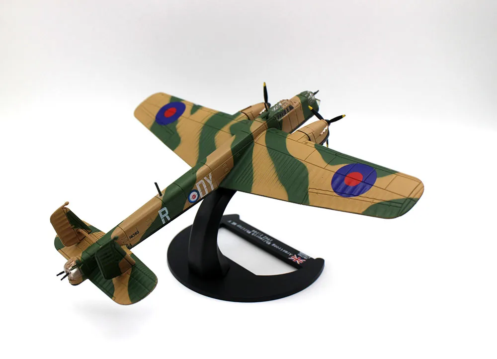 New 1/144 UK Armstrong whitworth whitley MK V 1942 diecast alloy simulation model aircraft for collection gift