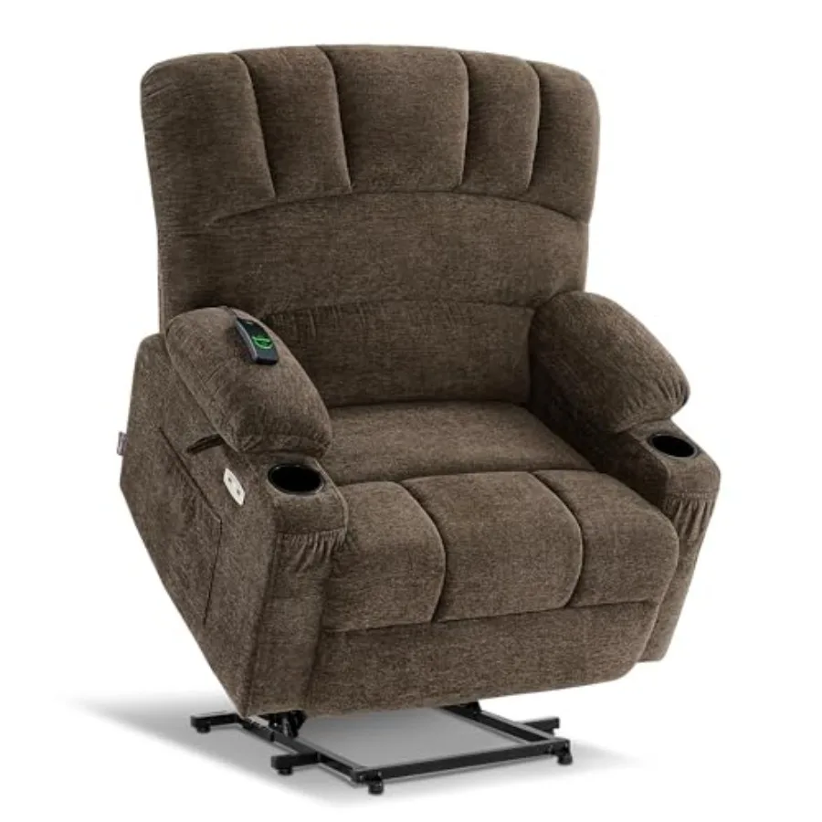 

Power Lift Recliner Chair for Elderly, Lift Chair with Heat and Massage, Extra Wide Lift Recliner for Big People, Fabric R7096