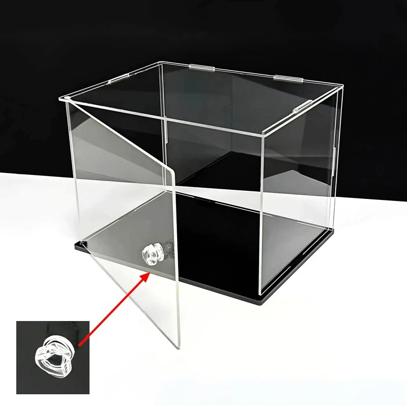 75 Size Clear Acrylic Display Case Customizable Dustproof Storage Box for Pop Style Figures Blind Box Car Model Collectibles