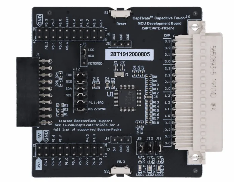 Scheda madre MCU Touch capacitivo CAPTIVATE-FR2676