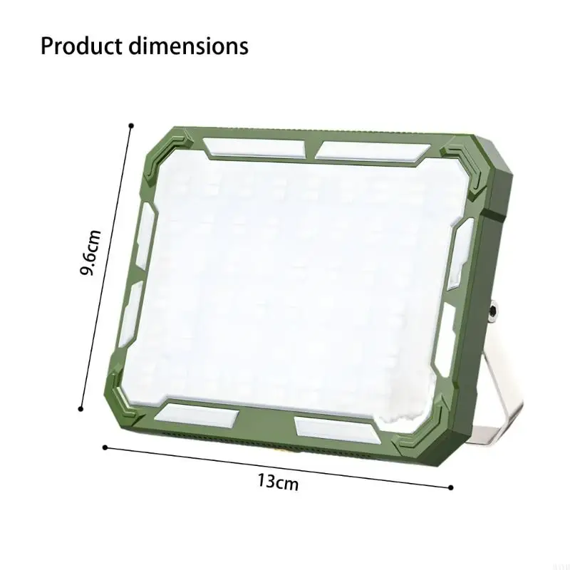 Rechargeable LED Camping Light With 3600mAh Battery Weatherproof For Outdoor Hiking Emergency And Work M4YD