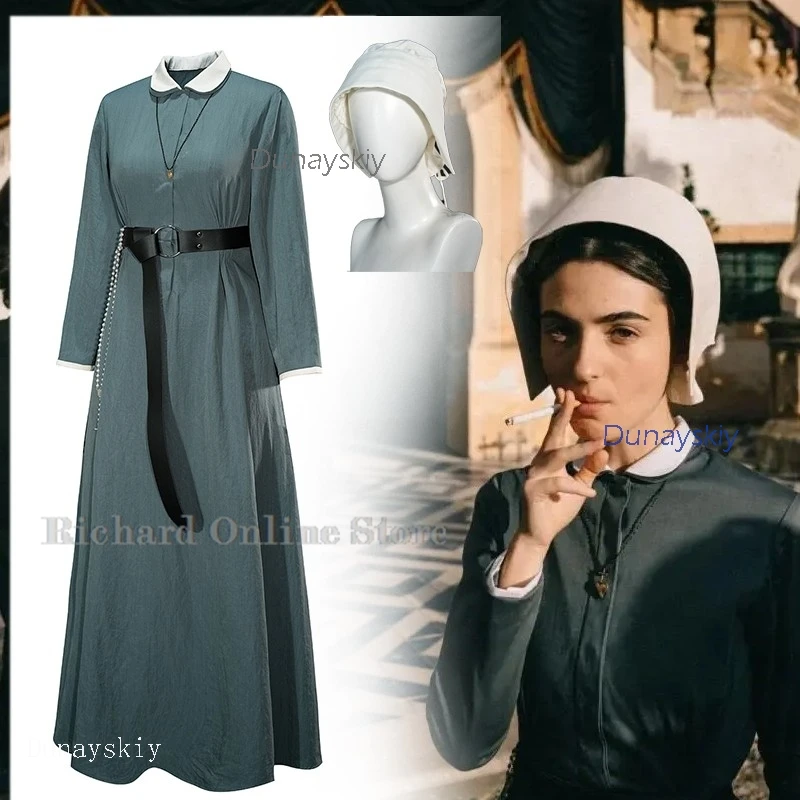 

Disfraz Adulto TV L'arte della gioia Modesta Косплей 20-й ретро-стиль монахиня-сестра костюмы на Хэллоуин