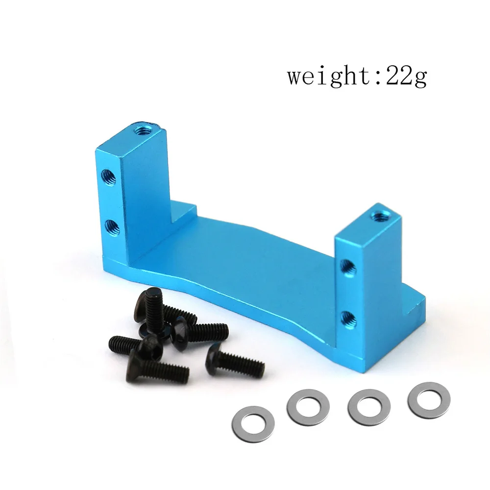 

1 Set Metal Blue Servo Mount Base Holder 54977 for Tamiya TT02 TT-02 1/10 RC Car Upgrade Parts Accessories