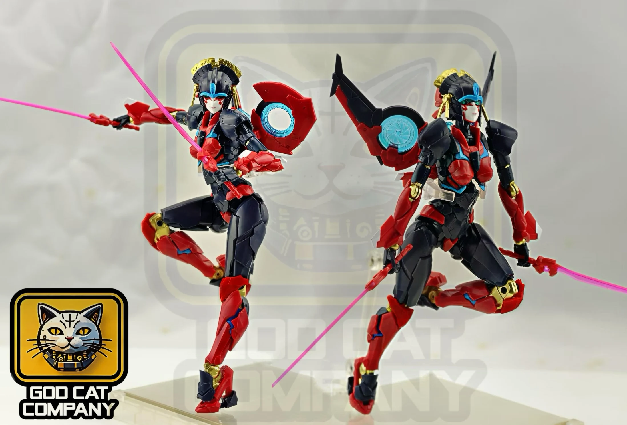 [Dostępne w czerwcu] God Cat Company Transformation Wind Scythe Witch Windblade GC-003 Windblade Assembly KO RIOBOT Figurka akcji