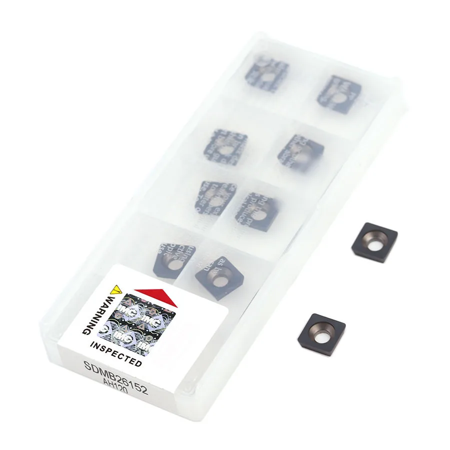 SDMB26152 AH120 insertos de carburo de alta calidad, herramienta de torneado externo, CNC, herramientas de corte de torno de Metal, cuchillas de fresado, cortador SDMB26152