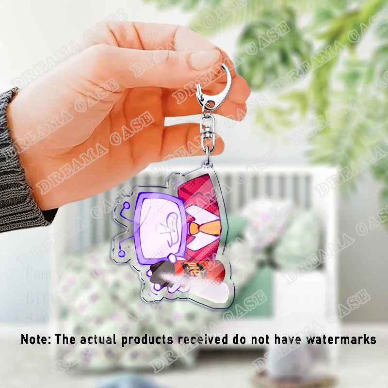 Deltarune Tenna المفاتيح اكسسوارات حقيبة Charms Undertale السيد Tenna هوائي Lanino ميمي سلاسل المفاتيح Keyrings مجوهرات المشجعين هدية