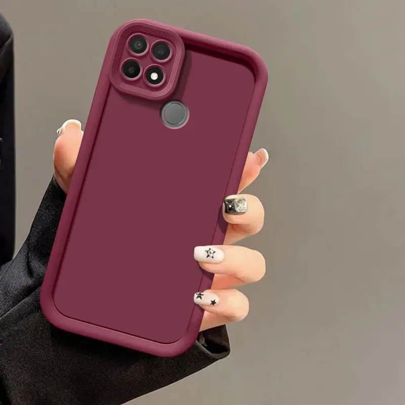 Para Realme C21Y funda REALME C25Y funda de teléfono Realme C21y RMX3261 RMX3263 protección anticaída funda suave mate de lujo