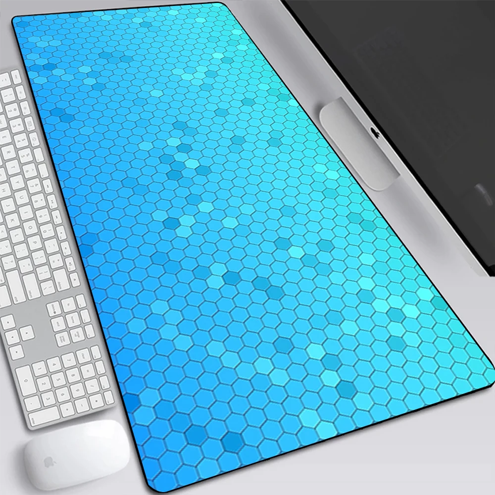 Grid Honeycomb Large Gaming Mouse Pad Computer Laptop Mousepad Keyboard Pad Desk Mat Gamer Mouse Mat XXL Carpet Office Mouse Pad