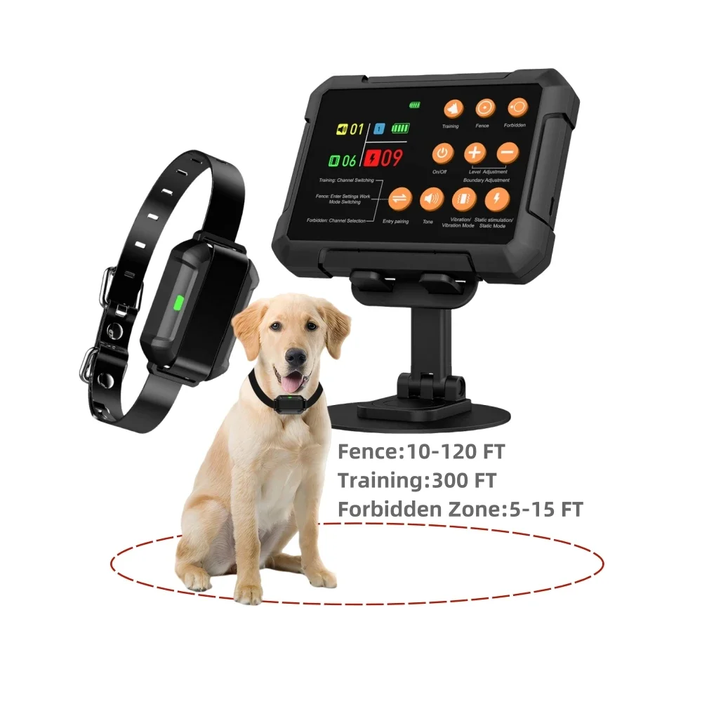 

Patented Product 3-in-1 Wireless Dog Fence System Remote Training Collar Forbidden Beep Vibration Shock IPX7 Wireless Dog Fence