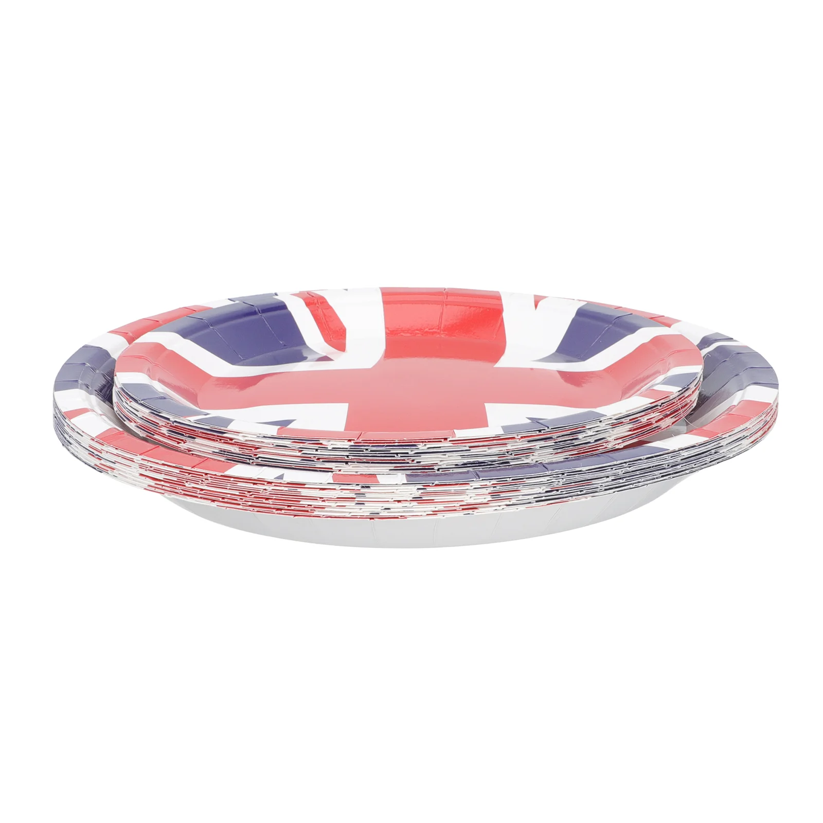 Paper Plates for Party British Flag Pallet Festival Decorate Cake Ornament Cupcake Pan