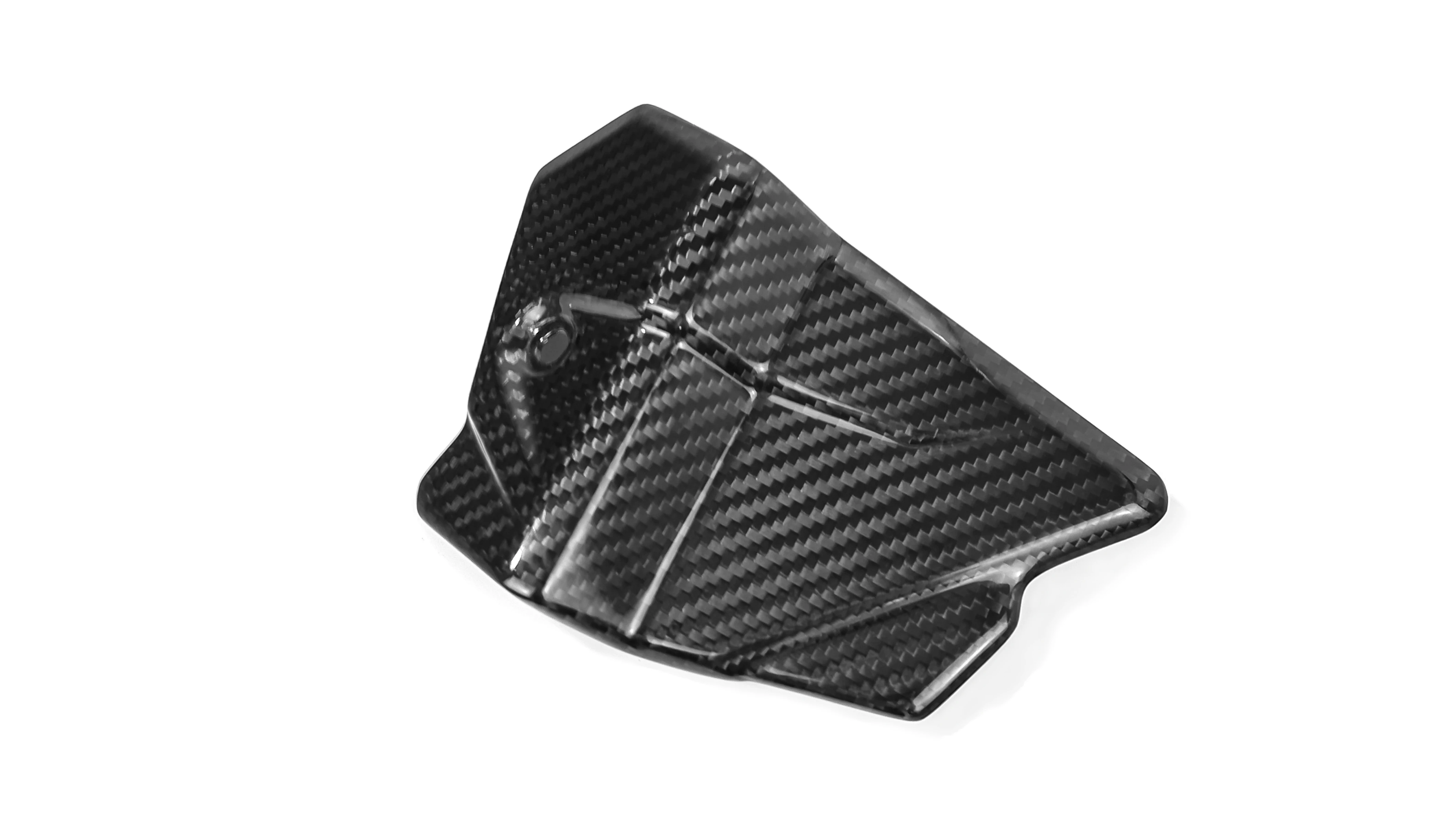 Motorcycle Accessories Wiring Harness Cover Carbon Fiber 3K Twill Glossy Black Fit for S1000RR 2023 Models