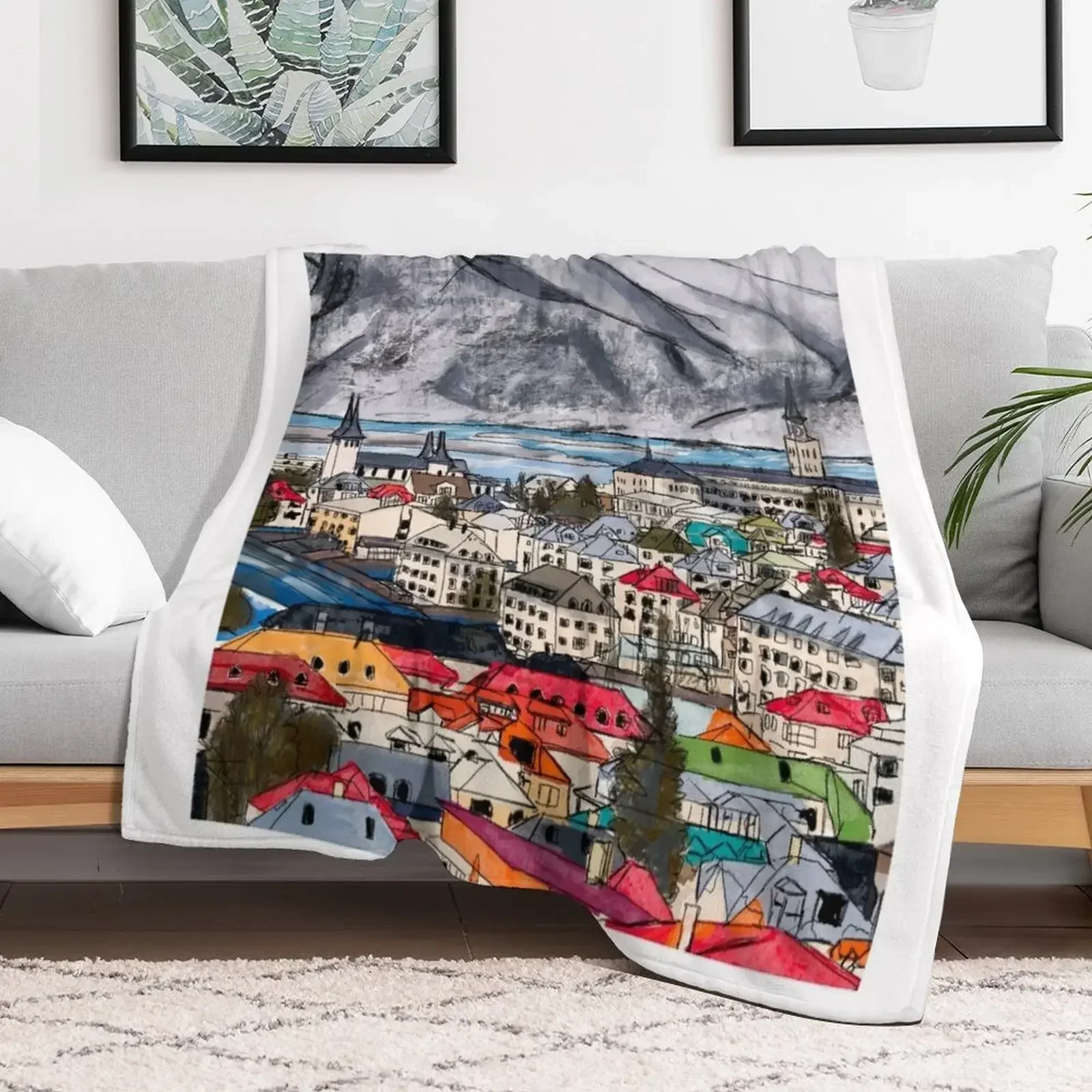 

Iceland Throw Blanket Thermal Summer Beddings Blankets