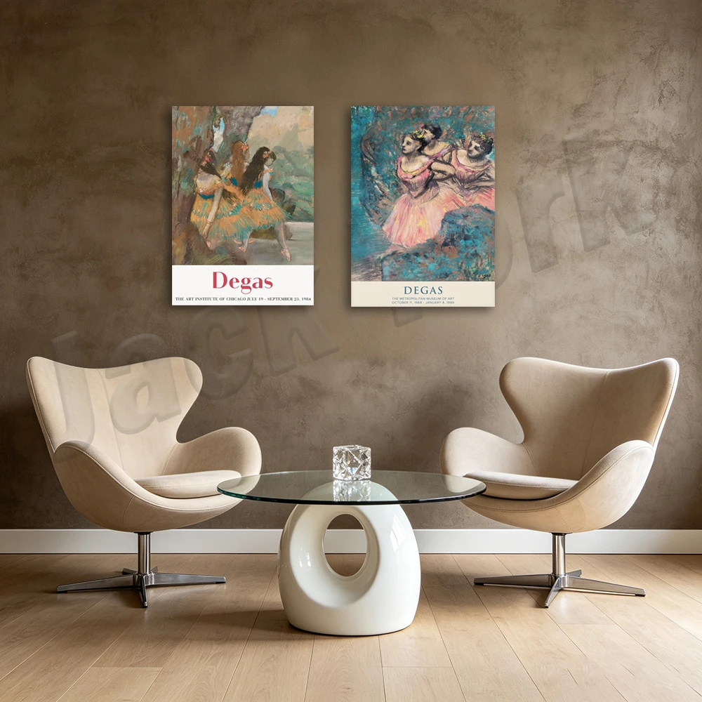 Edgar Degas Art Exhibition Digital Télécharger Ballerina Poster vintage Dance Ballet Print