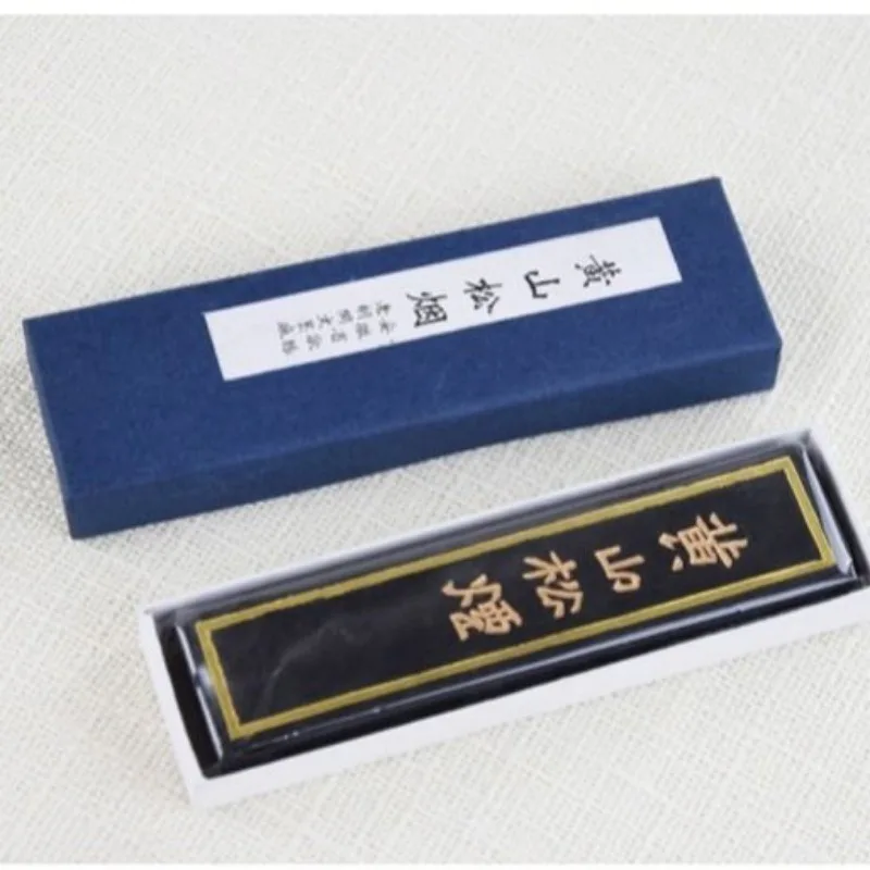 Pine Soot Ink Stick Hui Ink Block Chinese Four Treasures Calligraphy Ink for Traditional Painting Writing