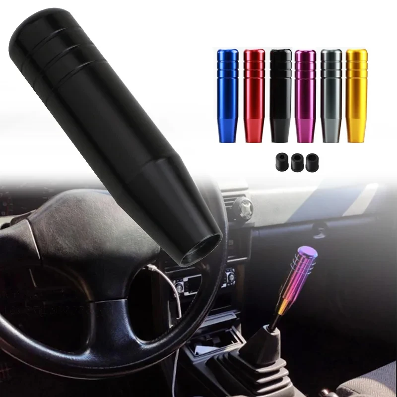 Manopla de Câmbio de Alumínio para Carro de Corrida, 13CM de Comprimento, Personalizável, com Múltiplas Cores Opcionais
