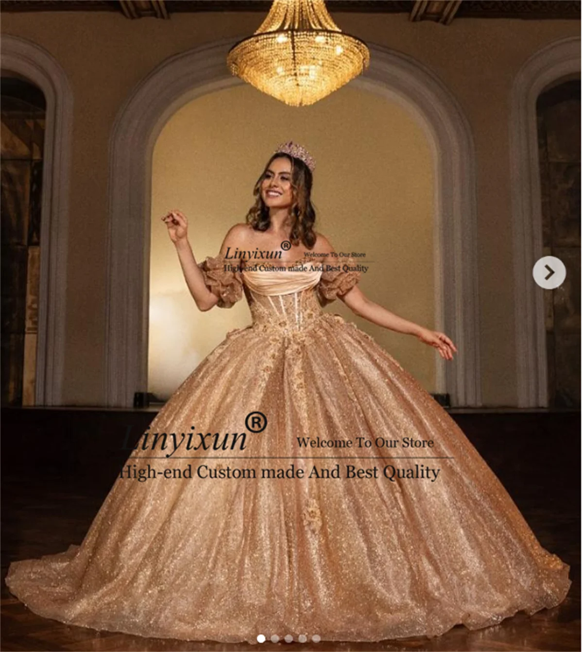 Vestido De baile con lentejuelas brillantes, vestidos De quinceañera, Corest mexicano, Vestido De 15 XV Anos, precio personalizado, Vestido De cumpleaños dulce 15 16