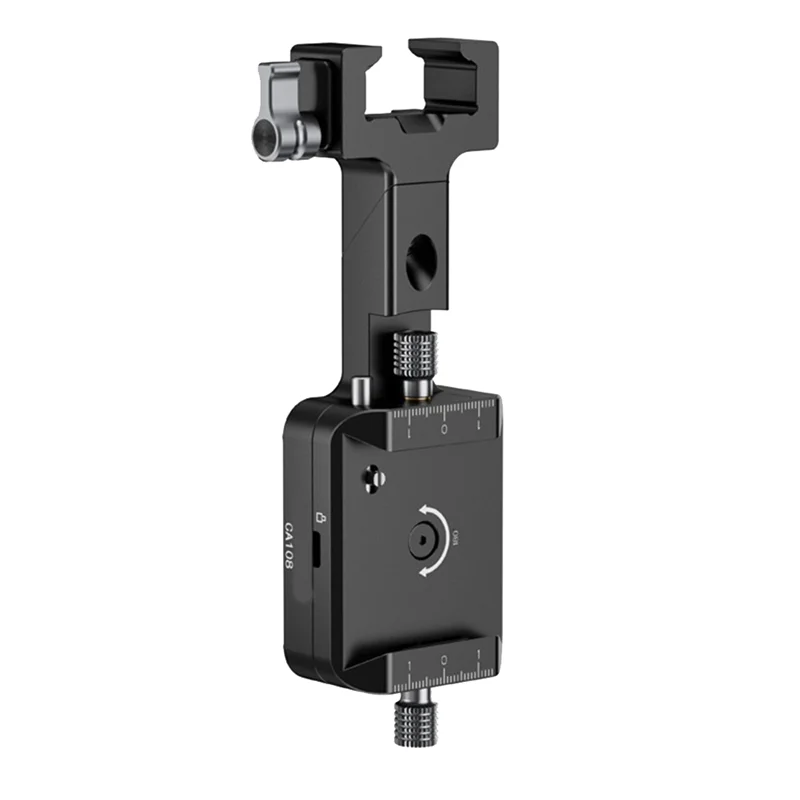 Aksesori ABSQ-Gimbal untuk Ronin RS3 Pro RS 3 RS 2 CA108 Dudukan Kamera Vertikal Pelat Dudukan Horisontal Ke Vertikal